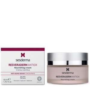 SESDERMA RESVERADERM ANTIOKSIDACINIS MAITINAMASIS VEIDO KREMAS, 50 ML