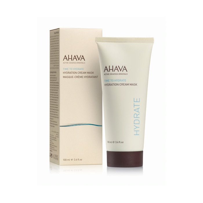 AHAVA TIME TO HYDRATE DRĖKINAMOJI KREMINĖ VEIDO KAUKĖ, 100 ml