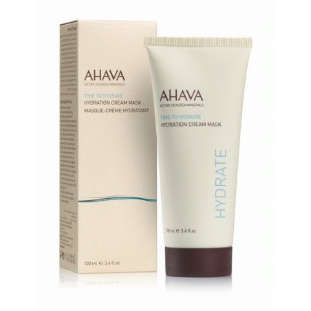 AHAVA TIME TO HYDRATE DRĖKINAMOJI KREMINĖ VEIDO KAUKĖ, 100 ml