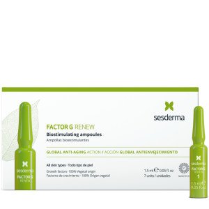 SESDERMA FACTOR G GLOBAL ANTI-AGING AMPULĖS, 7x1,5 ML