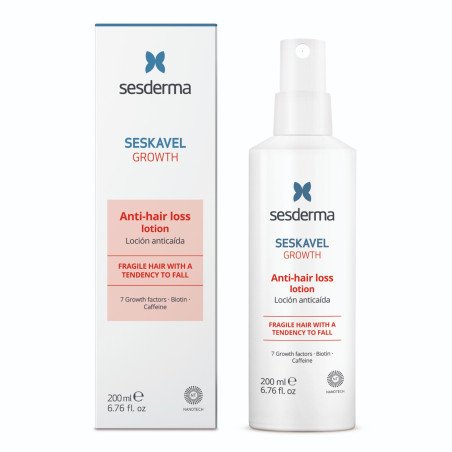 SESDERMA SESKAVEL GROWTH SLINKIMĄ MAŽINANTIS PLAUKŲ LOSJONAS, 200 ml