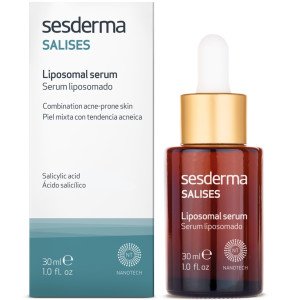 SESDERMA SALISES LIPOSOMINIS SERUMAS Į AKNĘ LINKUSIAI ODAI, 30 ML